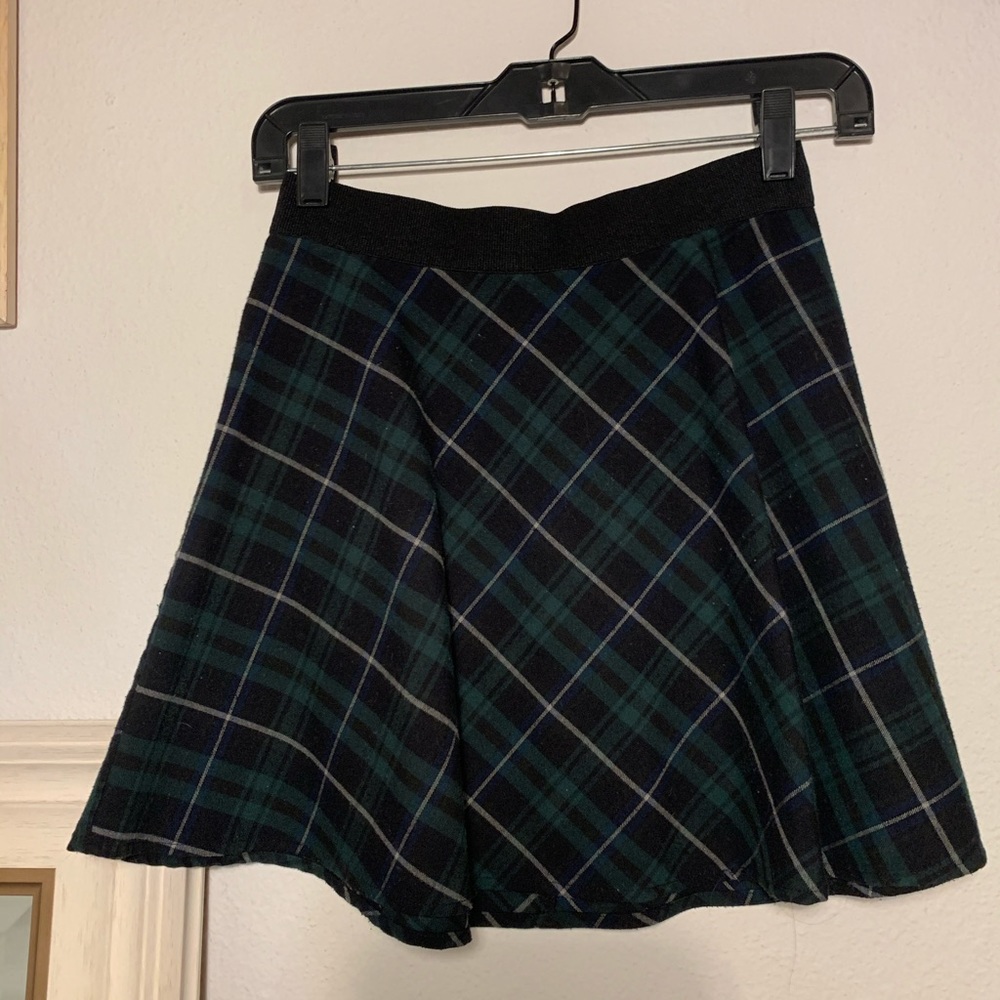 BDG Plaid Circle Skirt